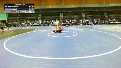 138 lbs Consi Of 32 #1 - Michael Gomez, Esperanza vs Beckett Clear, Temecula Valley