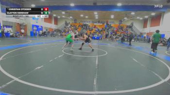 165 lbs Champ. Round 2 - Christian Stoeber, Fountain Valley vs Clayton Kershaw, Thousand Oaks