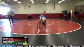 160 lbs Quarterfinal - Ethan Williams, Clear Creek-Amana vs Hunter Haage, Keokuk