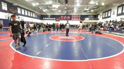 140 lbs 1st Place Match - Robert Garcia, Santa Fe Springs vs Santos Montoya, Oak Hills
