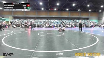126 lbs 7th Place - Alijah Macias, BULLDOG WRESTLING CLUB vs Kruz Gomez, Buckaroo Wrestling Club