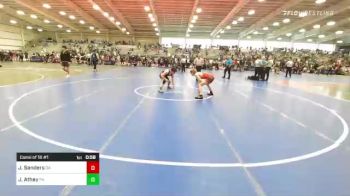 120 lbs Consi Of 16 #1 - Joshua Sanders, GA vs Jason Athey, PA