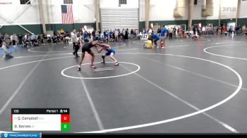 133 lbs Quarterfinal - Quentrevion Campbell, Chadron State vs Brenden Barnes, Air Force
