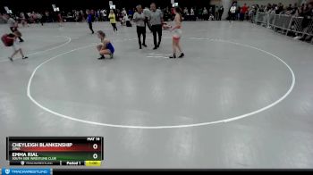 125 lbs Cons. Round 2 - Cheyleigh Blankenship, Iowa vs Emma Rial, South Side Wrestling Club