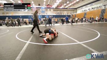 64-67 lbs Semifinal - Carson Linn, Pikes Peak Warriors vs Rex Stewart, Shelton Wrestling Academy