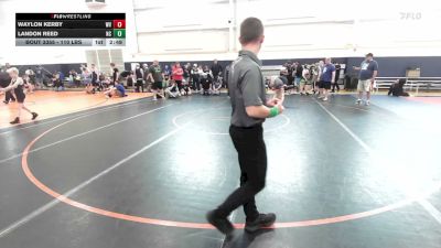 110 lbs Final - Waylon Kerby, WV vs Landon Reed, NC