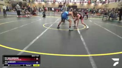 152 lbs Quarterfinal - Ty Solverson, Viking Wrestling Club (IA) vs Ty Koedam, Iowa