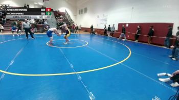 215 lbs Cons. Round 5 - Cristian Monge, Campbell County vs Victor Perez, Thunder Basin
