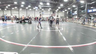 113 lbs Rr Rnd 1 - Trenton Place, Indiana Outlaws Blue - HSB vs Forest Rose, Blue And White Wrestling Club - HSB