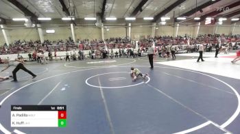 50 lbs Final - Ashe Padilla, Wolfpack Wrestling Academy vs Kanon Huff, La Veta Raptors