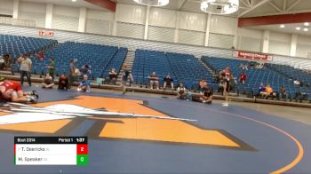 160 lbs Cons. Round 5 - Tyler Deericks, Olentangy Liberty vs Max Speaker, St. Xavier