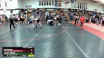 70 lbs Quarterfinal - Ian Burns, Southern Boone Wrestling Club vs Henry Green, JC Youth Wrestling Club