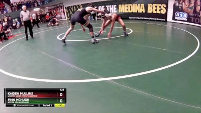 126 lbs Champ. Round 2 - Finn McHugh, Upper Arlington HS vs Kaiden Mullins, Lakota West (west Chester)