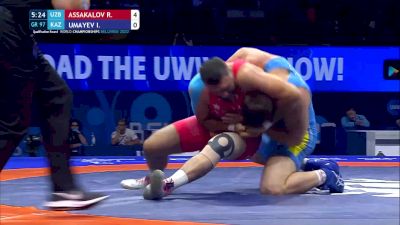 97 kg Qualif. - Rustam Assakalov, Uzbekistan vs Islam Umayev, Kazakhstan