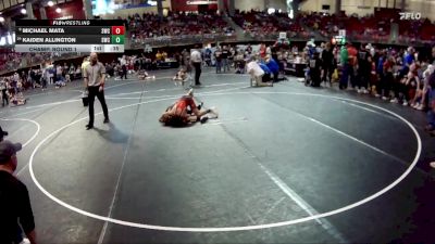 95 lbs Champ. Round 1 - Michael Mata, Sidney Wrestling Club vs Kaiden Allington, Southern Wrestling Club