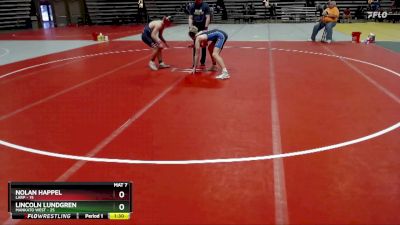 160 lbs Quarterfinal - Nolan Happel, LARP vs Lincoln Lundgren, Mankato West