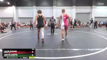 190 lbs Round 5 (6 Team) - Jacob Skinner, Misfits vs Griffin Harper, Pedraza Wrestling