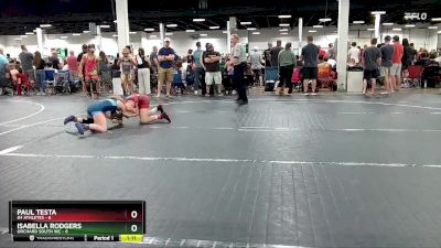 96 lbs Round 1 (4 Team) - Paul Testa, 84 Athletes vs Isabella Rodgers, Orchard South WC