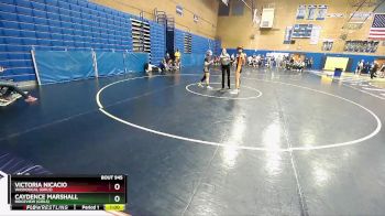 120lbs Cons. Round 4 - Caydence Marshall, Ridgeview (Girls) vs Victoria Nicacio, Washougal (Girls)