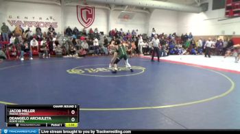 144 lbs Champ. Round 2 - Jacob Miller, Pagosa Springs vs DeAngelo Archuleta, Monte Vista