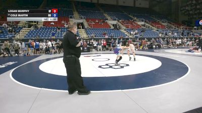 100 lbs Cons. Sub-rd Of 16 - Logan Murphy, New York vs Cole Martin, Missouri