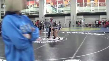 110 lbs Round Of 16 - Kayeen Arroyo, Slam Academy vs Ashley Smith, Cleveland