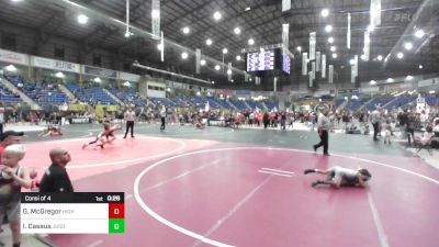 50 lbs Consi Of 4 - Gage McGregor, High Elevation WC vs Izrael Casaus, Juggernaut WC