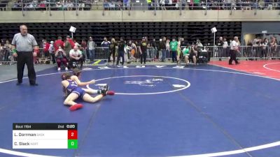 98 lbs Round Of 16 - Lucas Dorrman, Basking Ridge vs Channing Slack, Northumberland