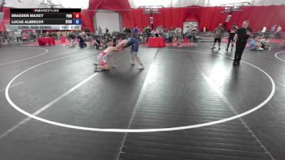 215 lbs Cons. Sub-semis - Braeden Maxey, Pinnacle vs Lucas Albrecht, Beat The Streets, Oak Park