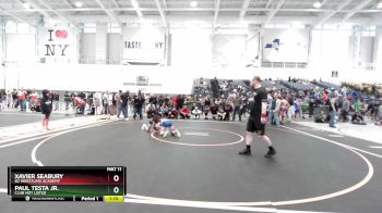 87 lbs 1st Place Match - Xavier Seabury, B2 Wrestling Academy vs Paul Testa Jr., Club Not Listed