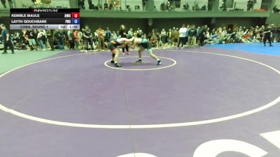 U16 FS - 175 lbs Quarters - Kemble Maule, Askeo International Mat Club vs Layth Qouchbane, Peninsula Wrestling Club