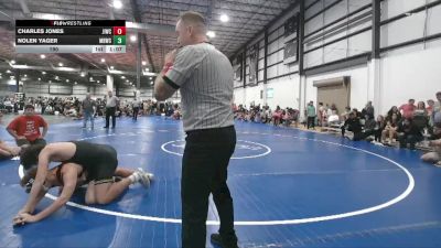 190 lbs Allday - Nolen Yager, MAT RATS WRESTLING CLUB vs Charles Jones, JAMES ISLAND WRESTLING CLUB