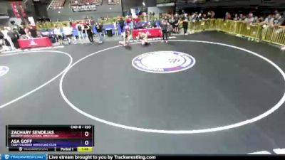 220 lbs 7th Place Match - Zachary Sendejas, Righetti High School Wrestling vs Asa Goff, Team Thunder Wrestling Club