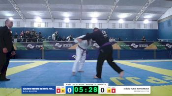 SERGIO YUKIO MATSUMURA vs CLAUDIO MENDES DE BRITO JUNIOR 2026 FPJJ Copa Grandes Mestres Etapa 2