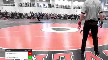 126 lbs Quarterfinal - Alex Paxhia, Milton vs Jonah Paulino, Montachusett