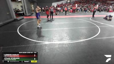 210 lbs Cons. Round 5 - Ethan Schramm, Two Rivers Raiders vs London Hadley, Red Hot Wrestling Club