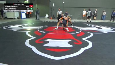 140 lbs Consi Of 16 #1 - Aldo Rodriguez, Woodlake vs Isaiah Mendez, Righetti