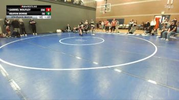 85 lbs 5th Place Match - Keaton Borge, Emmett Wrestling Club vs Gabriel Wolfley, Snake River Wrestling Club