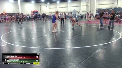 175 lbs Round 4 (6 Team) - Clark Daley, Florida Young Gunslingers vs Chase Shriner, S.E.O. Wrestling Club- Team Red