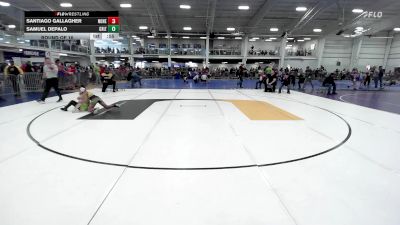 88 lbs Round Of 16 - Santiago Gallagher, None vs Samuel Depalo, Grizzlies Wrestling Academy