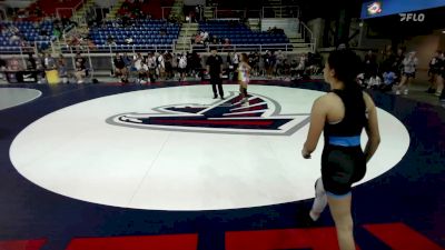 110 lbs Round Of 64 - Keana Bush, FL vs Crystal Serrano, AZ