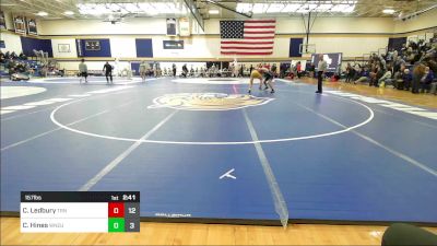 157 lbs Consi Of 4 - Chase Ledbury, Trinity vs Cameron Hines, Western New England