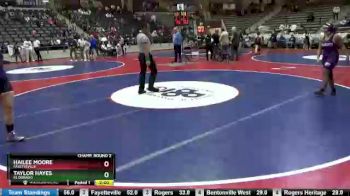 165 lbs Champ. Round 2 - Hailee Moore, Fayetteville vs Taylor Hayes, El Dorado