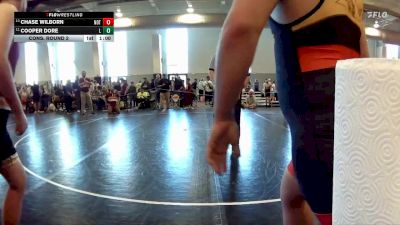 225 lbs Cons. Round 2 - Cooper Dore, Virginia Beach vs Chase Wilborn, Nottoway