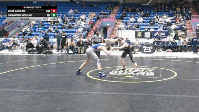 133 lbs Qtr-finals - Liam Lawler, Bishop McDevitt vs Sabatino Sciullo, Reynolds
