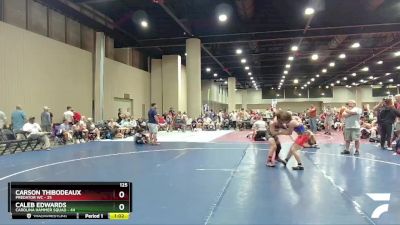 125 lbs Round 4 (6 Team) - Caleb Edwards, Carolina Hammer Squad vs Carson Thibodeaux, Predator WC