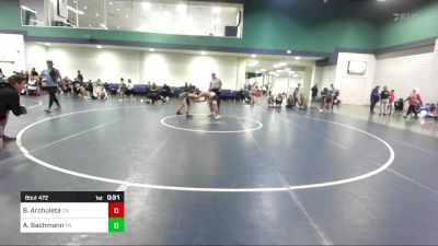 85 lbs Consolation - Brixton Archuleta, CA vs Adam Bachmann, PA