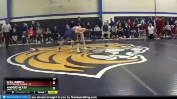 184 lbs Quarters & Wb (16 Team) - Anders Klass, Trinity (CT) vs Chis Ludwig, New England College