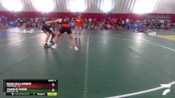 157 lbs Round 1 (16 Team) - Charlie Knese, Buffalo vs Noah Ballweber, Princeton