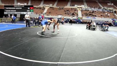 175-D2 Champ. Round 1 - Tayeshawn Hester, Maricopa High School vs David Rojas, Canyon View High School